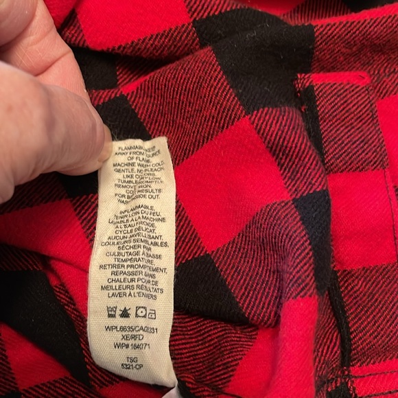 Woolrich, Pemberton, M, buffalo check (red/black plaid), secret pocket with flap - Picture 7 of 12